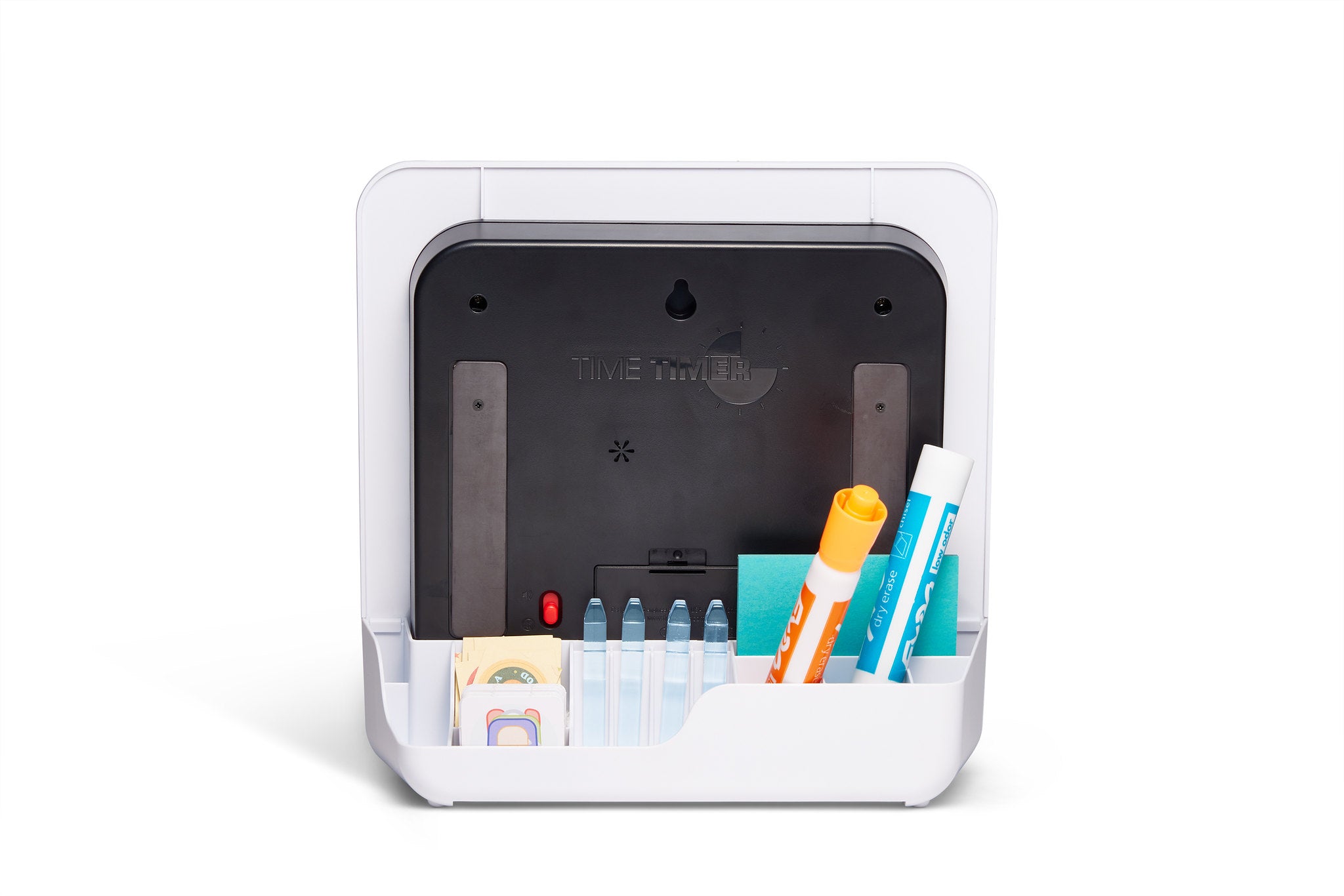 Storage on back on Time Timer® Original 8” - Visual Scheduler