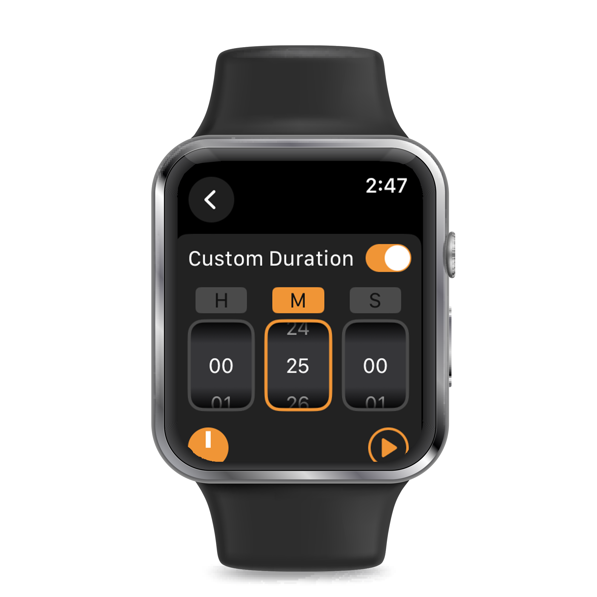 Apple watch online presentation timer