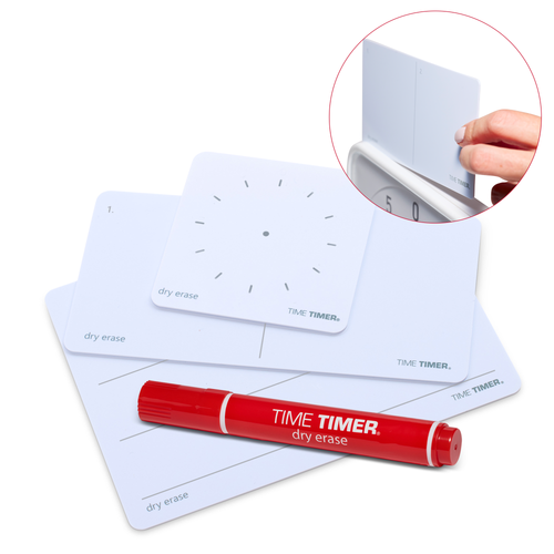 Time Timer® Originals Accessory - Dry Erase Bundle (Set of 3 cards + Marker)
