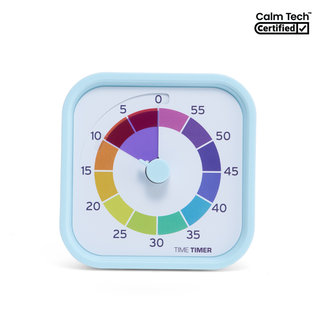 Colorful timer with a white background and 'Calm Tech Certified' logo.