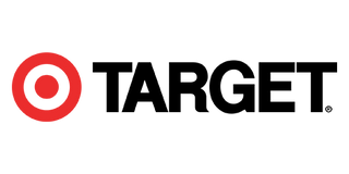 Target logo with red circle and black text on white background