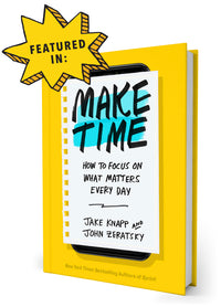 Time Timer Make time edition featured in the book Make time