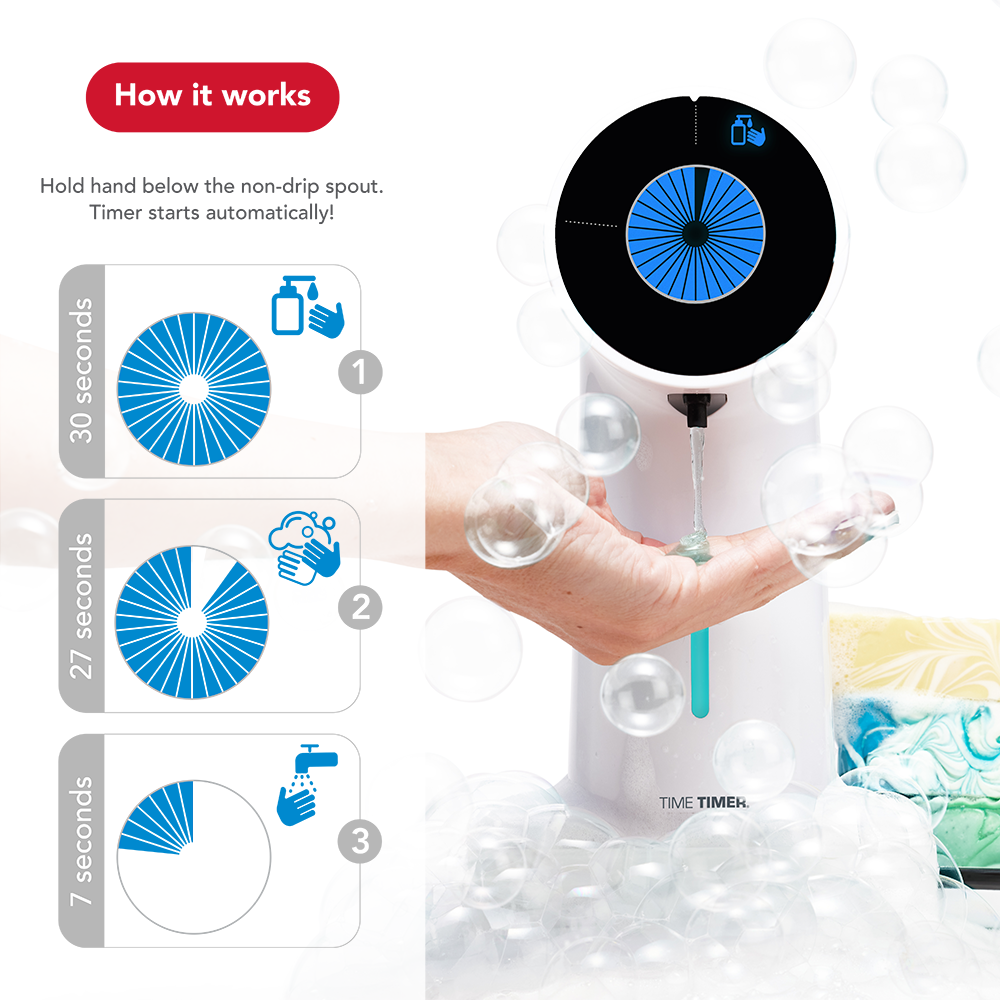 Time Timer® WASH + Soap Dispenser