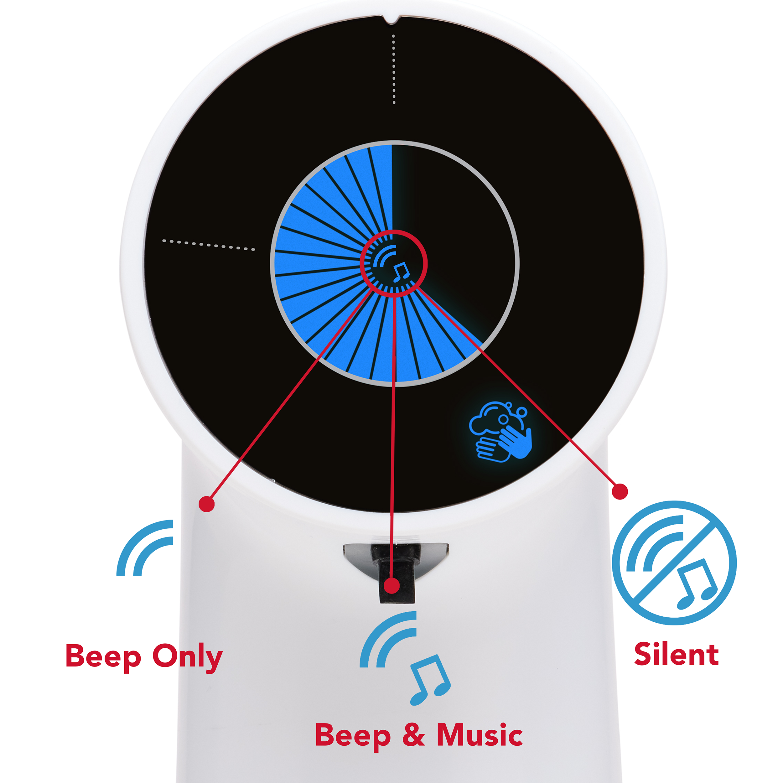 Time Timer® WASH + Soap Dispenser 