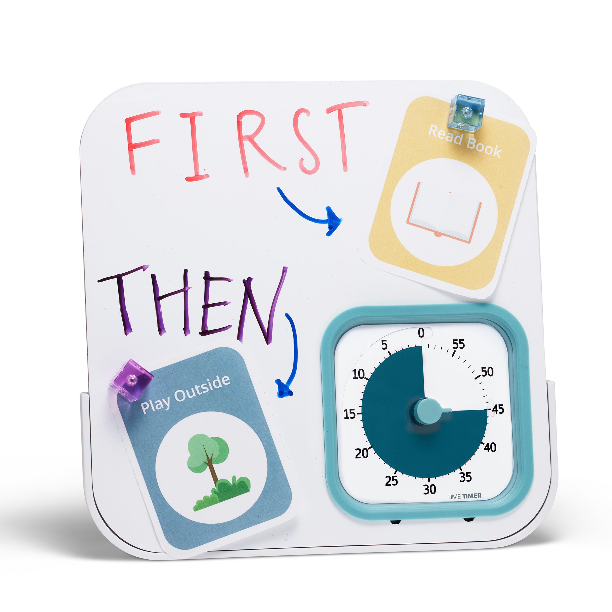 Time Timer 3 inch Visual Timer — 60 Minute Kids Desk Countdown Clock with  Dry Erase Activity