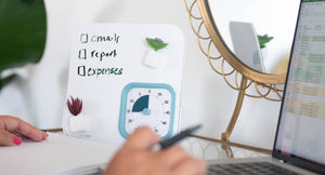 Time Timer® Dry Erase Board for checklists 
