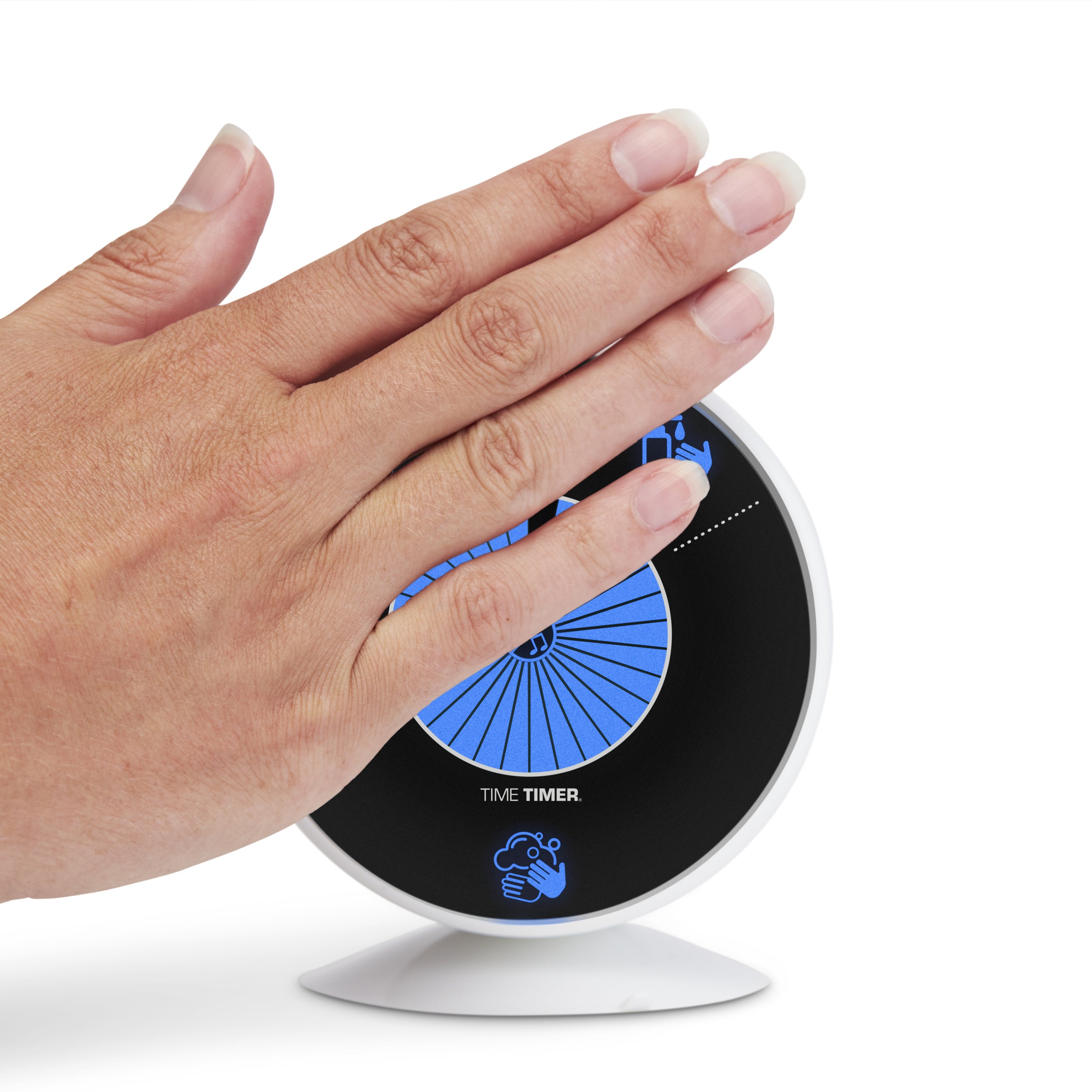 Hand Touch Clock In In Time Hand